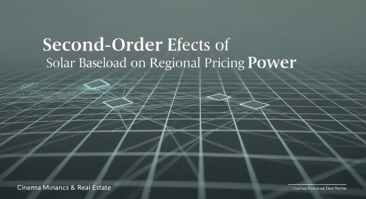The Second-Order Effects of Solar Baseload on Regional Pricing Power